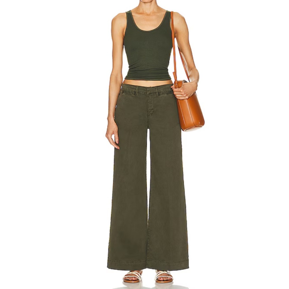 EUC Frame Wide Leg Tomboy Trouser